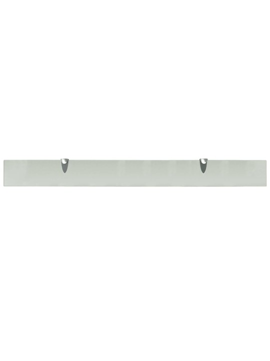 Sienas plaukti, 2 gab., 100x10 cm, 8 mm, stikls