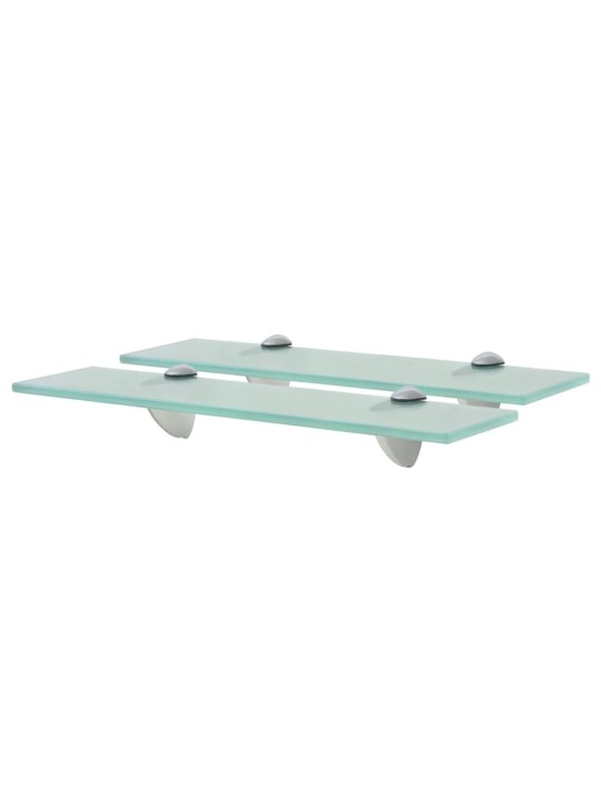 Sienas plaukti, 2 gab., 40x20 cm, 8 mm, stikls