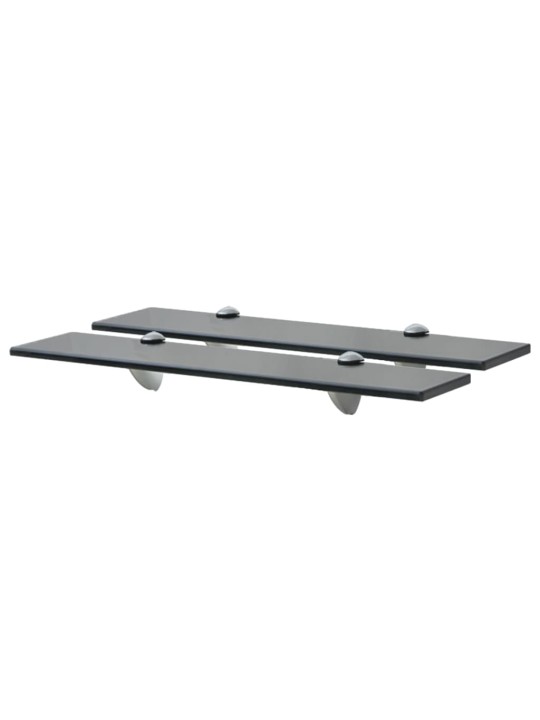 Sienas plaukti, 2 gab., 50x20 cm, 8 mm, stikls