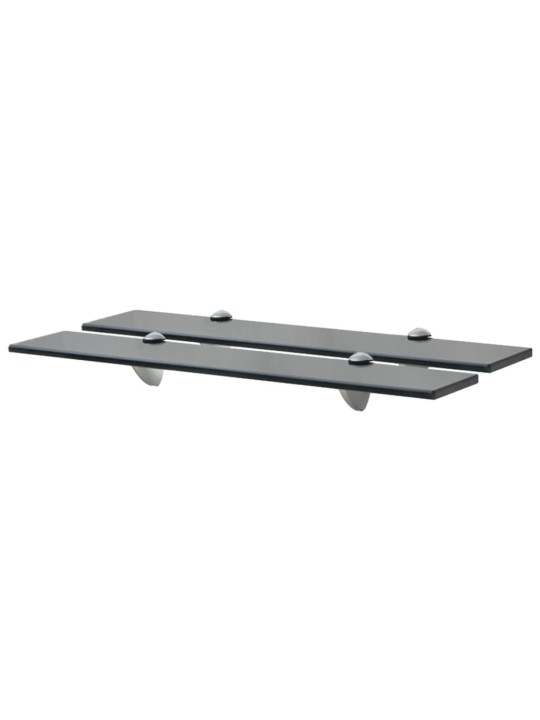 Sienas plaukti, 2 gab., 60x20 cm, 8 mm, stikls
