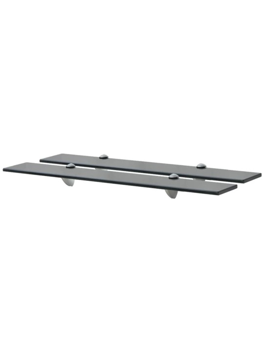 Sienas plaukti, 2 gab., 70x20 cm, 8 mm, stikls