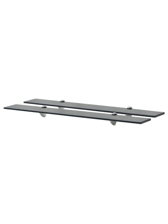 Sienas plaukti, 2 gab., 80x20 cm, 8 mm, stikls