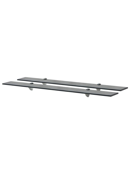 Sienas plaukti, 2 gab., 90x20 cm, 8 mm, stikls