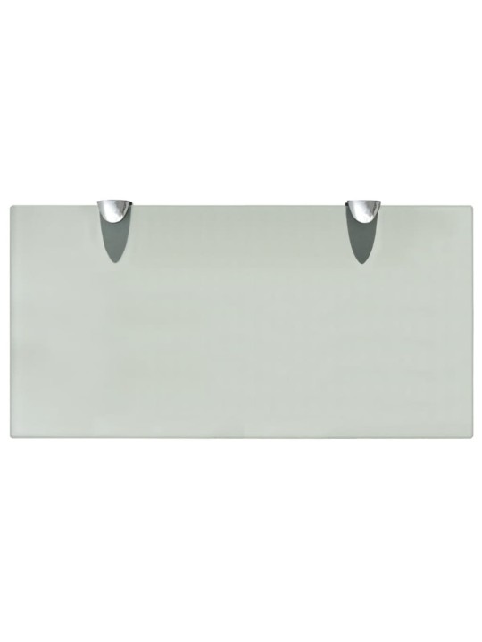 Sienas plaukti, 2 gab., 40x20 cm, 8 mm, stikls