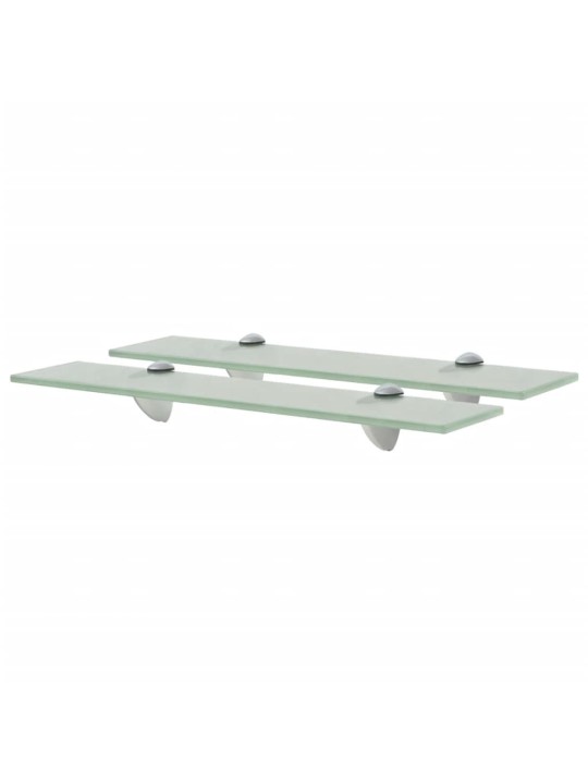 Sienas plaukti, 2 gab., 50x20 cm, 8 mm, stikls