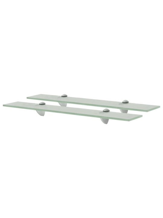 Sienas plaukti, 2 gab., 60x20 cm, 8 mm, stikls