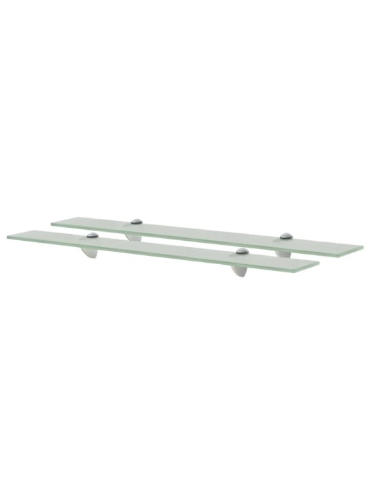 Sienas plaukti, 2 gab., 70x20 cm, 8 mm, stikls