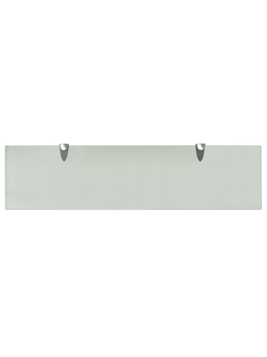 Sienas plaukti, 2 gab., 80x20 cm, 8 mm, stikls