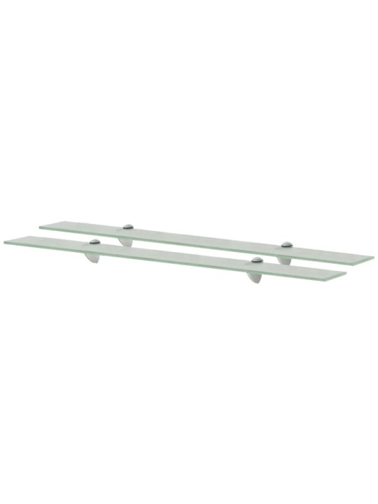 Sienas plaukti, 2 gab., 90x20 cm, 8 mm, stikls