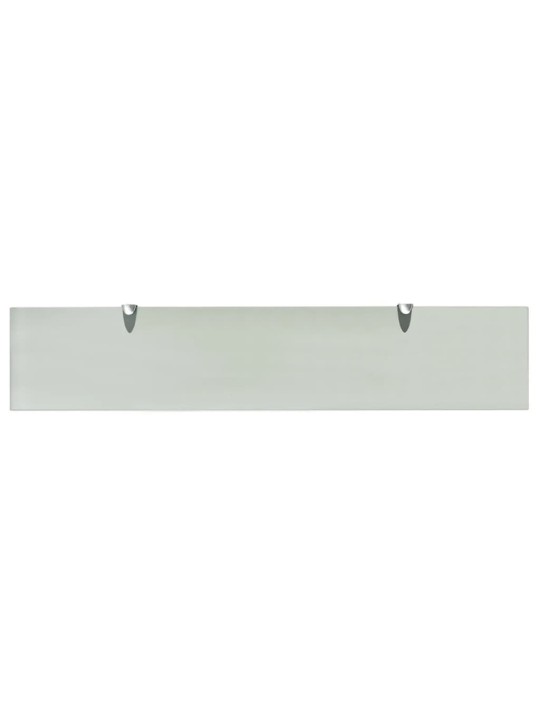 Sienas plaukti, 2 gab., 100x20 cm, 8 mm, stikls