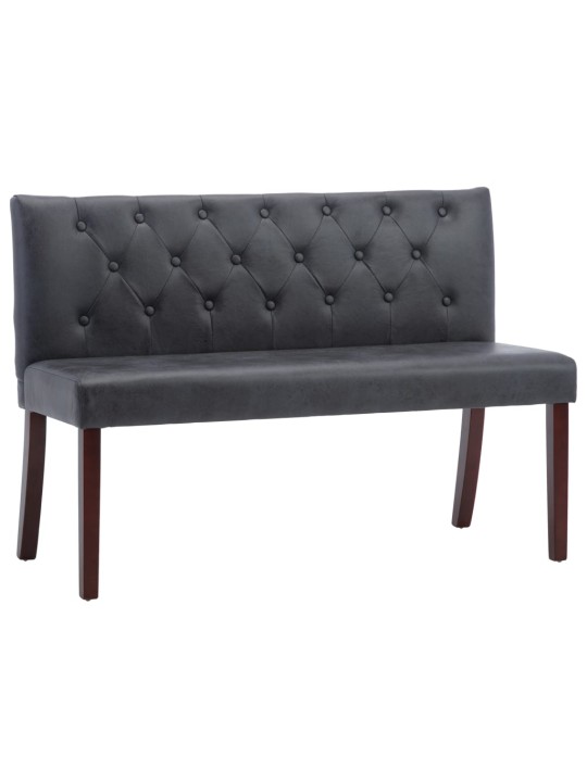 Sols, 120 cm, pelēka mākslīgā zamšāda