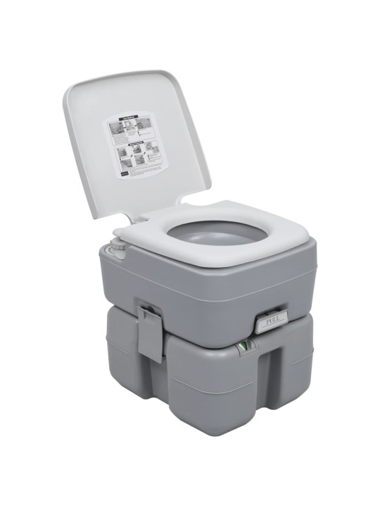 Pārnēsājama kempinga tualete, 20+10 l