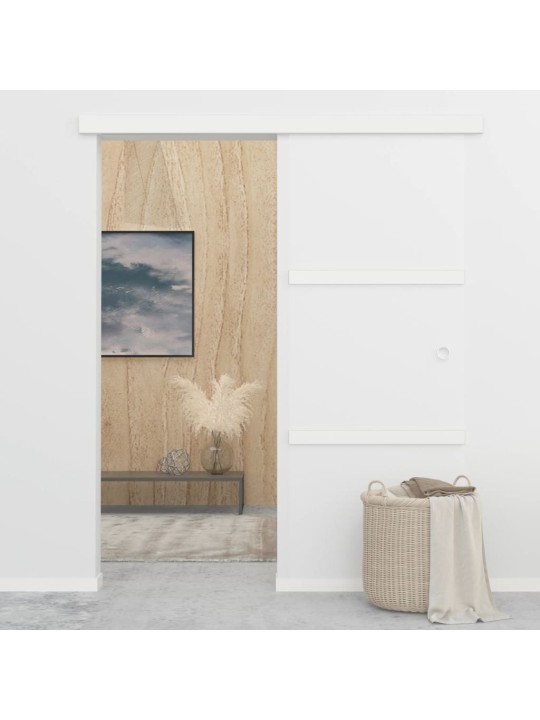 Bīdāmās durvis, esg stikls un alumīnijs, 76x205 cm