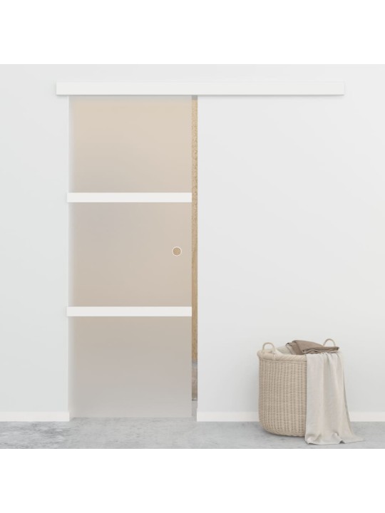 Bīdāmās durvis, esg stikls un alumīnijs, 76x205 cm