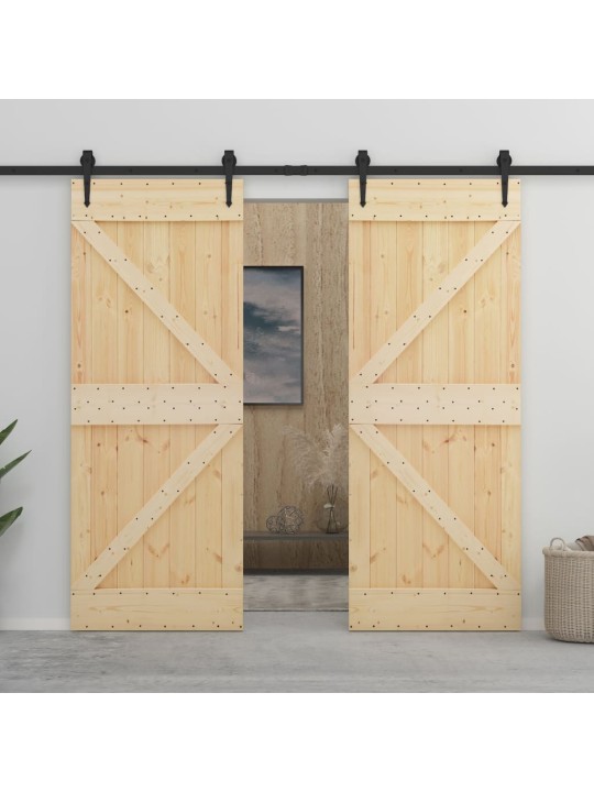Durvis, 100x210 cm, priedes masīvkoks