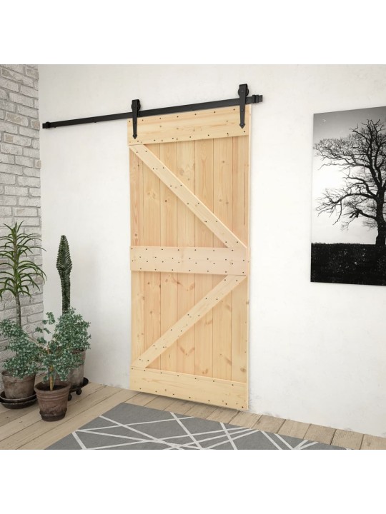 Durvis, 100x210 cm, priedes masīvkoks