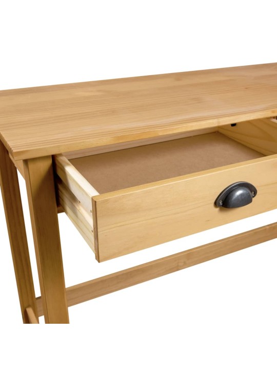 Konsoles galdiņš Hill, 2 atvilktnes, 110x45x74 cm, priede