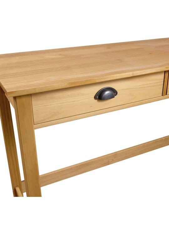 Konsoles galdiņš Hill, 2 atvilktnes, 110x45x74 cm, priede