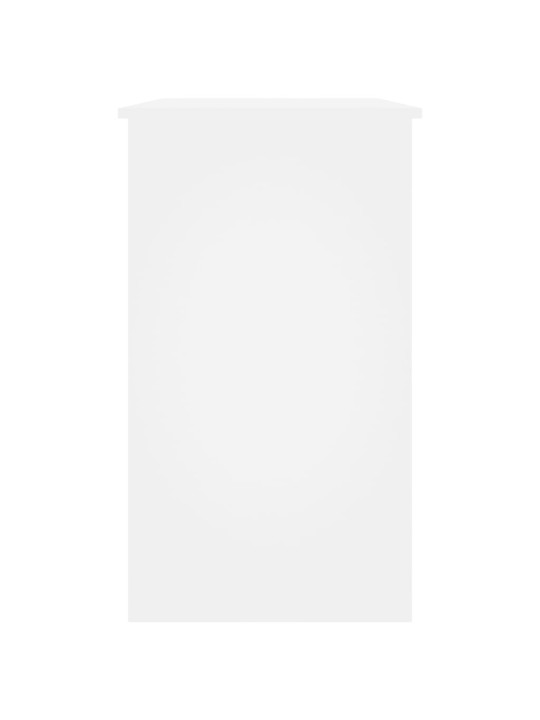 Rakstāmgalds, balts, 90x45x76 cm, inženierijas koks