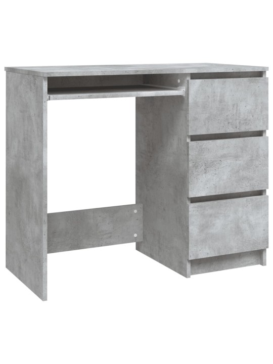Rakstāmgalds, betonpelēks, 90x45x76 cm, inženierijas koks