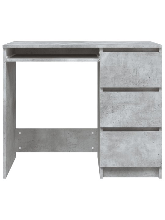 Rakstāmgalds, betonpelēks, 90x45x76 cm, inženierijas koks