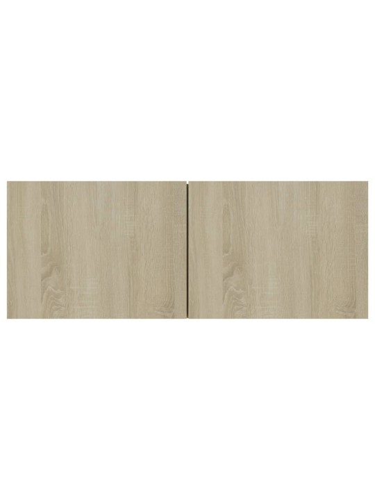 Tv skapītis, ozolkoka krāsa, 80x30x30 cm, inženierijas koks
