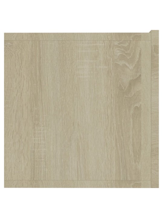 Tv skapītis, ozolkoka krāsa, 80x30x30 cm, inženierijas koks
