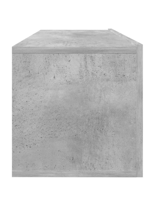 Tv skapītis, betona pelēks, 100x30x30 cm, inženierijas koks