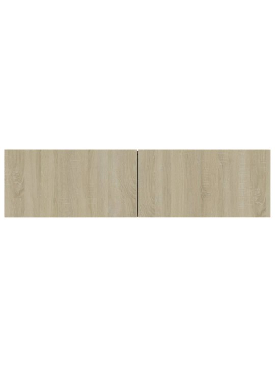 Tv skapītis, ozolkoka krāsa, 120x30x30 cm, inženierijas koks