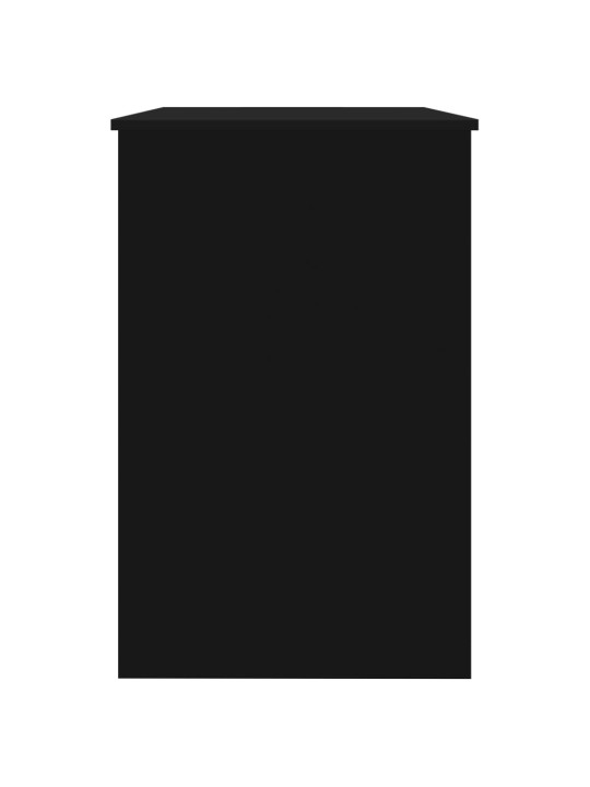 Rakstāmgalds, melns, 100x50x76 cm, inženierijas koks