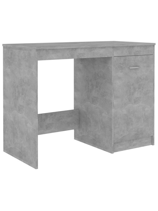 Rakstāmgalds, betona pelēks, 100x50x76 cm, inženierijas koks