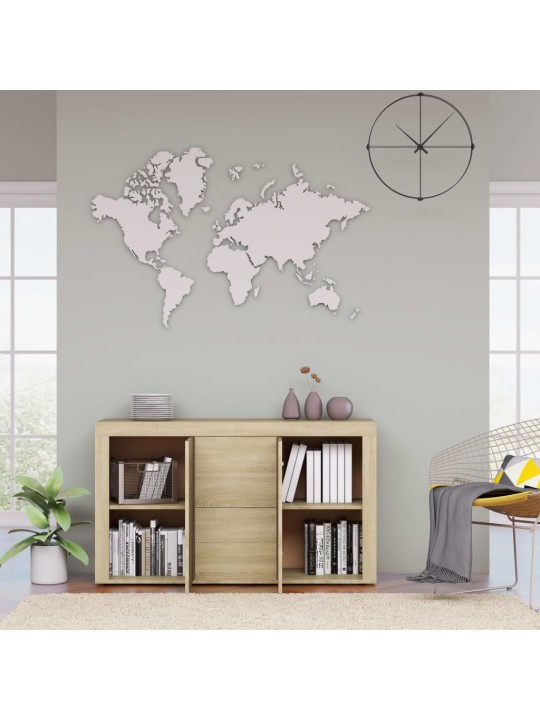 Kumode, ozolkoka krāsa, 120x36x69 cm, inženierijas koks