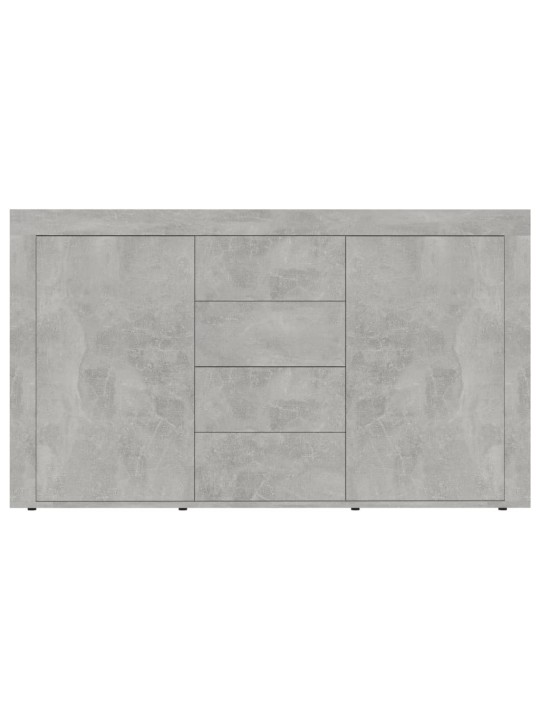 Kumode, betonpelēka, 120x36x69 cm, inženierijas koks