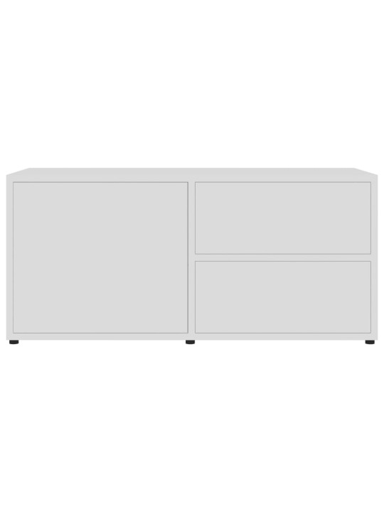Tv skapītis, balts, 80x34x36 cm, inženierijas koks