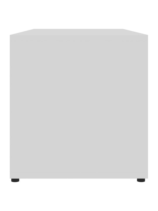 Tv skapītis, balts, 80x34x36 cm, inženierijas koks