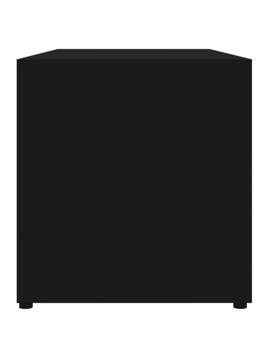 Tv skapītis, melns, 80x34x36 cm, inženierijas koks
