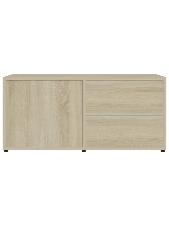 Tv skapītis, ozolkoka krāsa, 80x34x36 cm, inženierijas koks