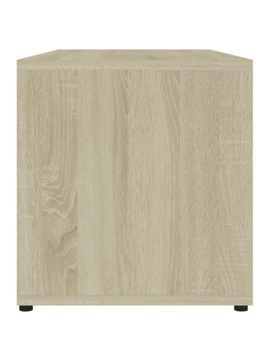 Tv skapītis, ozolkoka krāsa, 80x34x36 cm, inženierijas koks