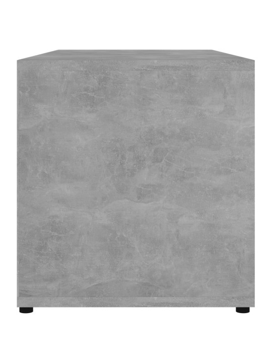 Tv skapītis, betonpelēks, 80x34x36 cm, inženierijas koks