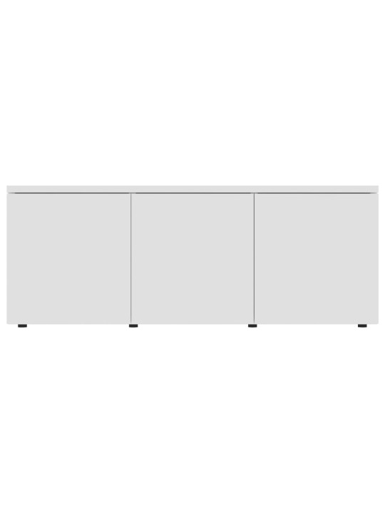 Tv skapītis, balts, 80x34x30 cm, inženierijas koks