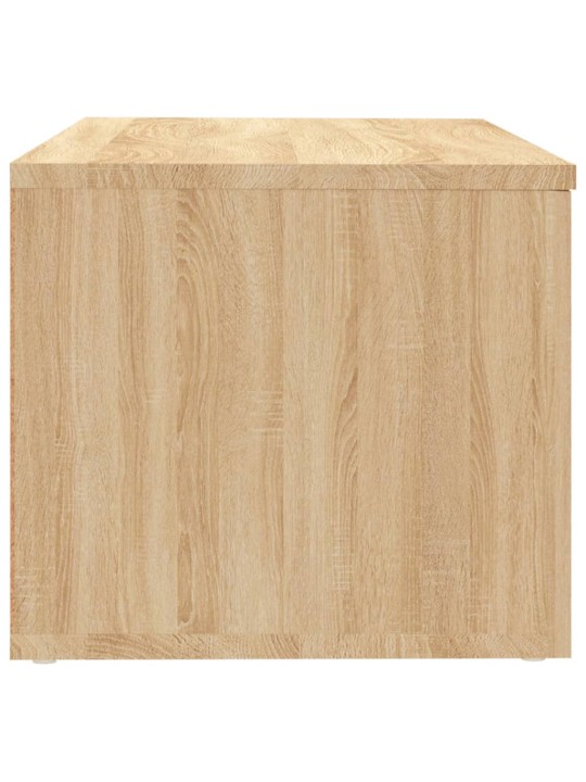 Tv skapītis, ozolkoka krāsa, 80x34x30 cm, inženierijas koks