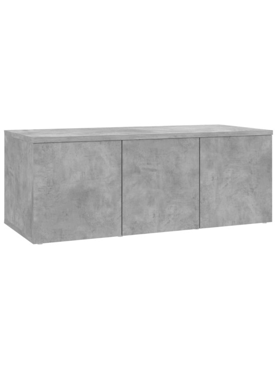 Tv skapītis, betonpelēks, 80x34x30 cm, inženierijas koks