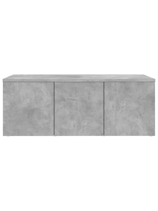 Tv skapītis, betonpelēks, 80x34x30 cm, inženierijas koks