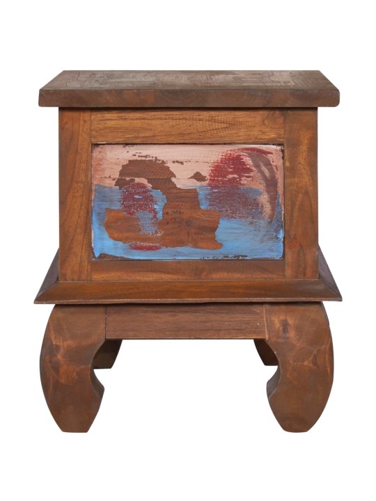 Naktsskapītis, 45x35x40 cm, pārstrādāts tīkkoks