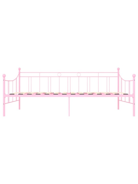Dīvāngultas rāmis, rozā metāls, 90x200 cm
