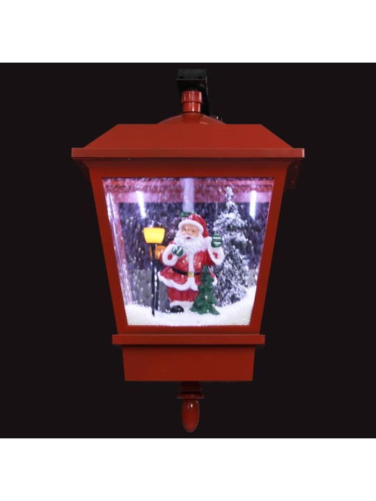 Ziemassvētku sienas lampa ar LED, sarkana, 40x27x45 cm