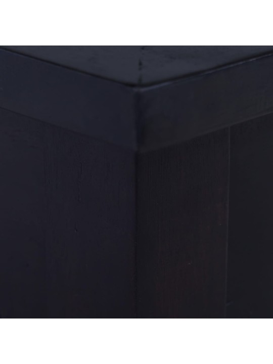 Kafijas galdiņš, gaiši melns, 100x50x30 cm, masīvs sarkankoks
