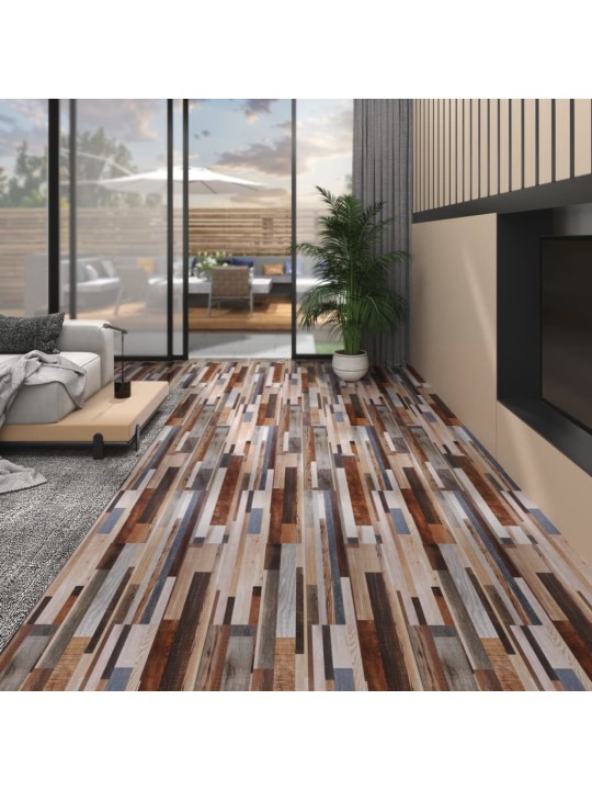 Grīdas dēļi, 5,26 m², 2 mm, daudzkrāsaini, pvc