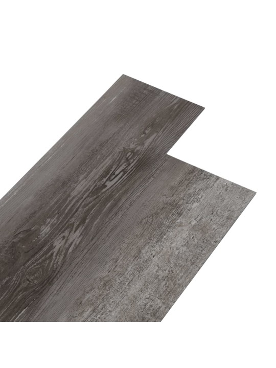 Grīdas dēļi, pašlīmējoši, 4,46 m², 3 mm, svītraina koka pvc