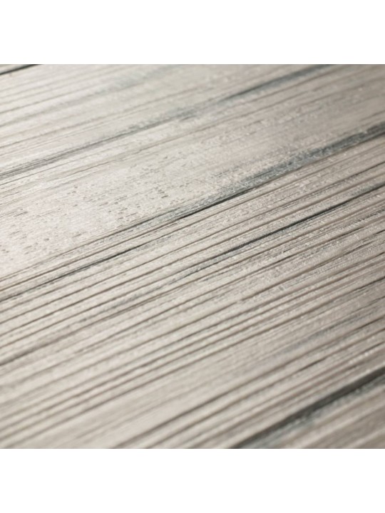 Grīdas dēļi, 4,46 m², 3 mm, gaiši pelēks pvc